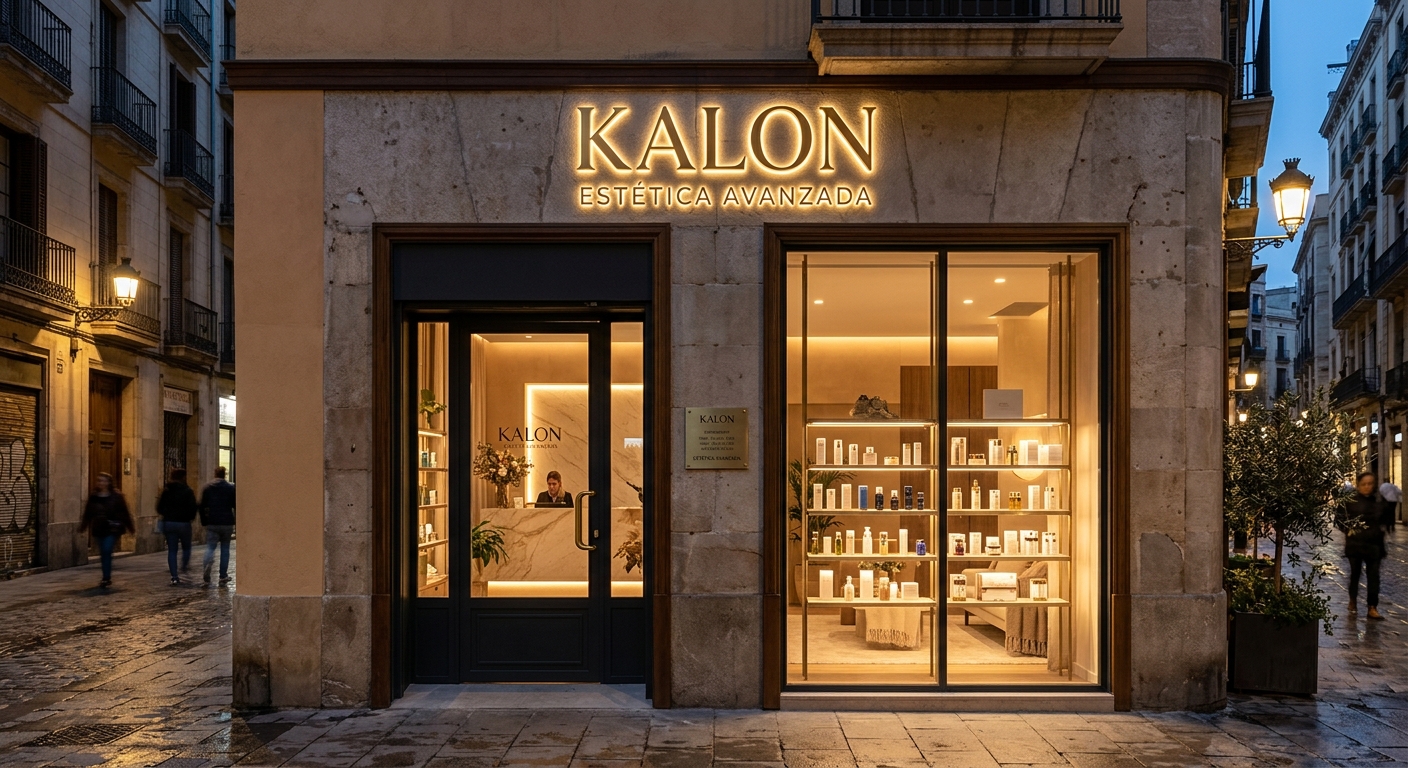Fachada exterior del centro Kalon Estética en Hellín